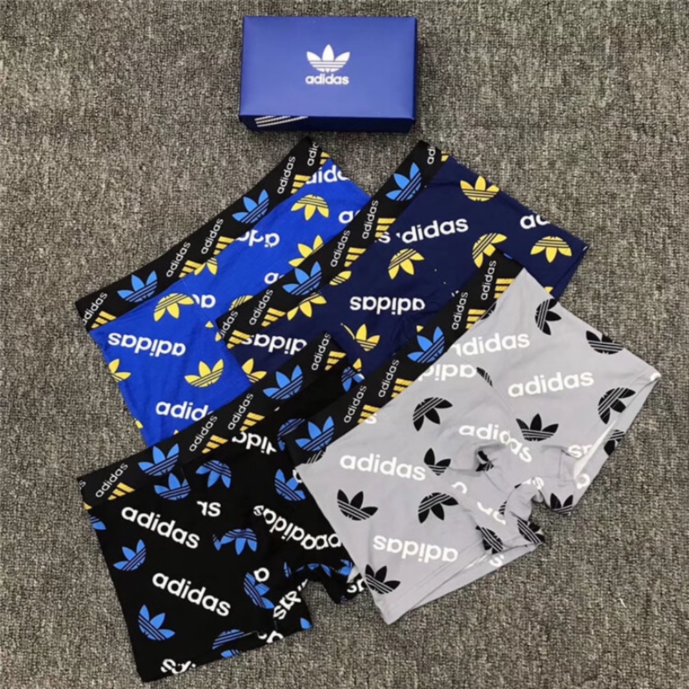 ADIDAS Graphic Design Logo Printed Boxers Briefs